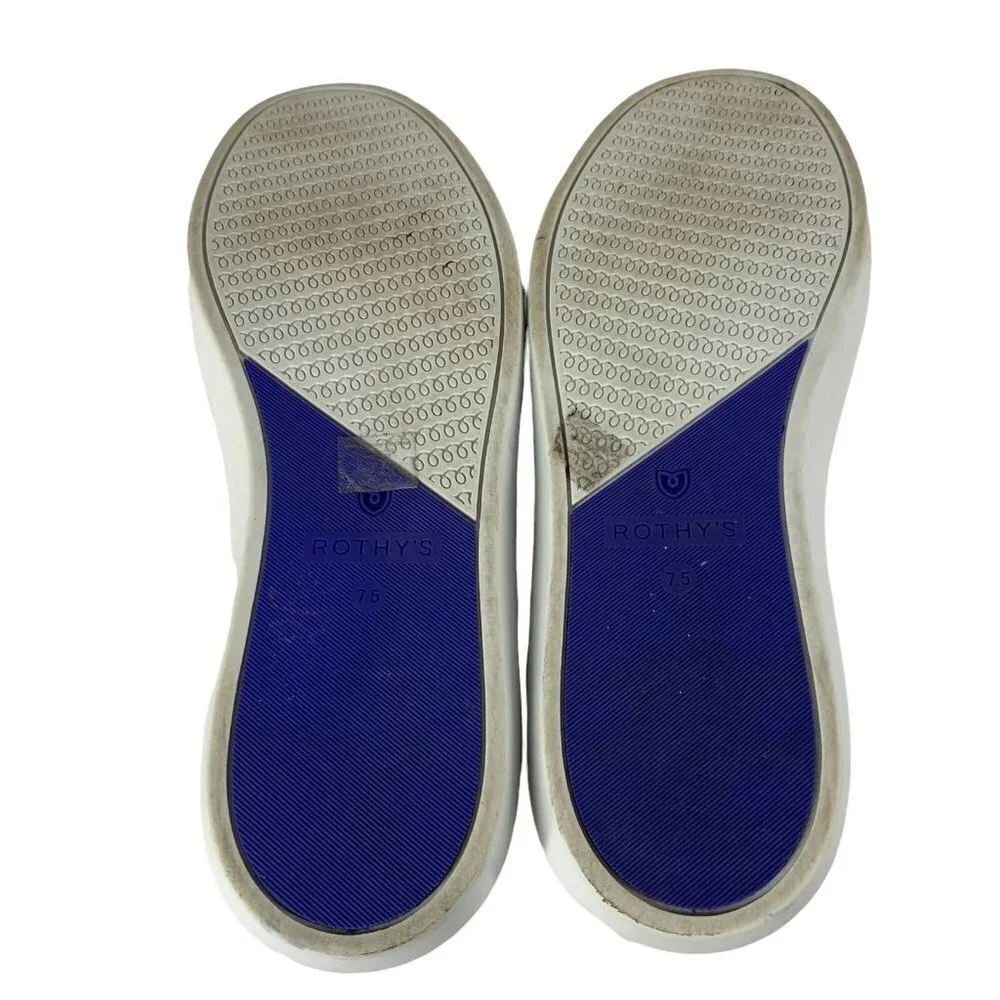 Rothy's THE SNEAKER in Sand Classic Slip-On Sneakers Size 7.5